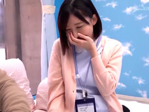 たわわおっぱいの看護師ナンパしてMM号連れ込みオナサポ依頼草食男子に筆おろし请負
